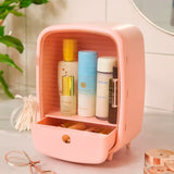 Contenedor de Maquillaje de Plástico, Bullseye's Playground, Color Rosa