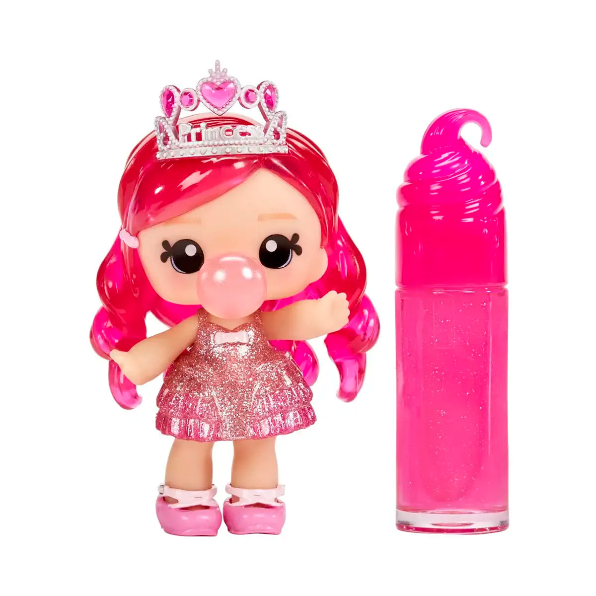Muñeca Yummiland Bianca Bubblegum, Kit DIY de Brillo de Labios