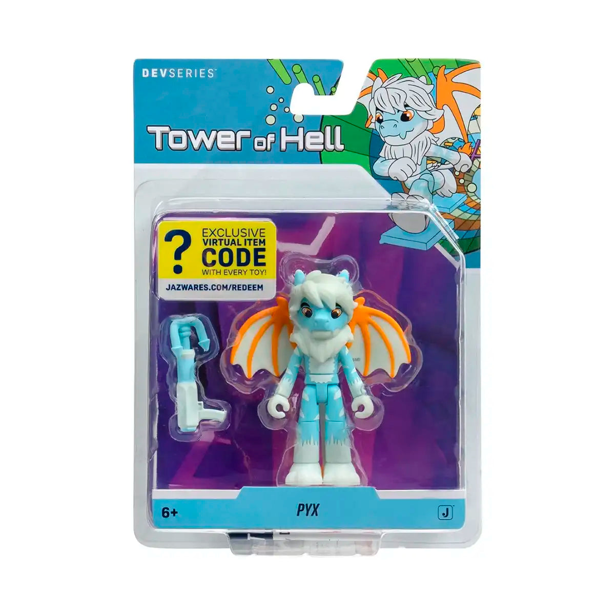 Figura de Acción Roblox Jazwares, Tower of Hell Ninja Legends Pyx