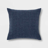 Almohada, Diseño Cuadros, Color Azul, Threshold