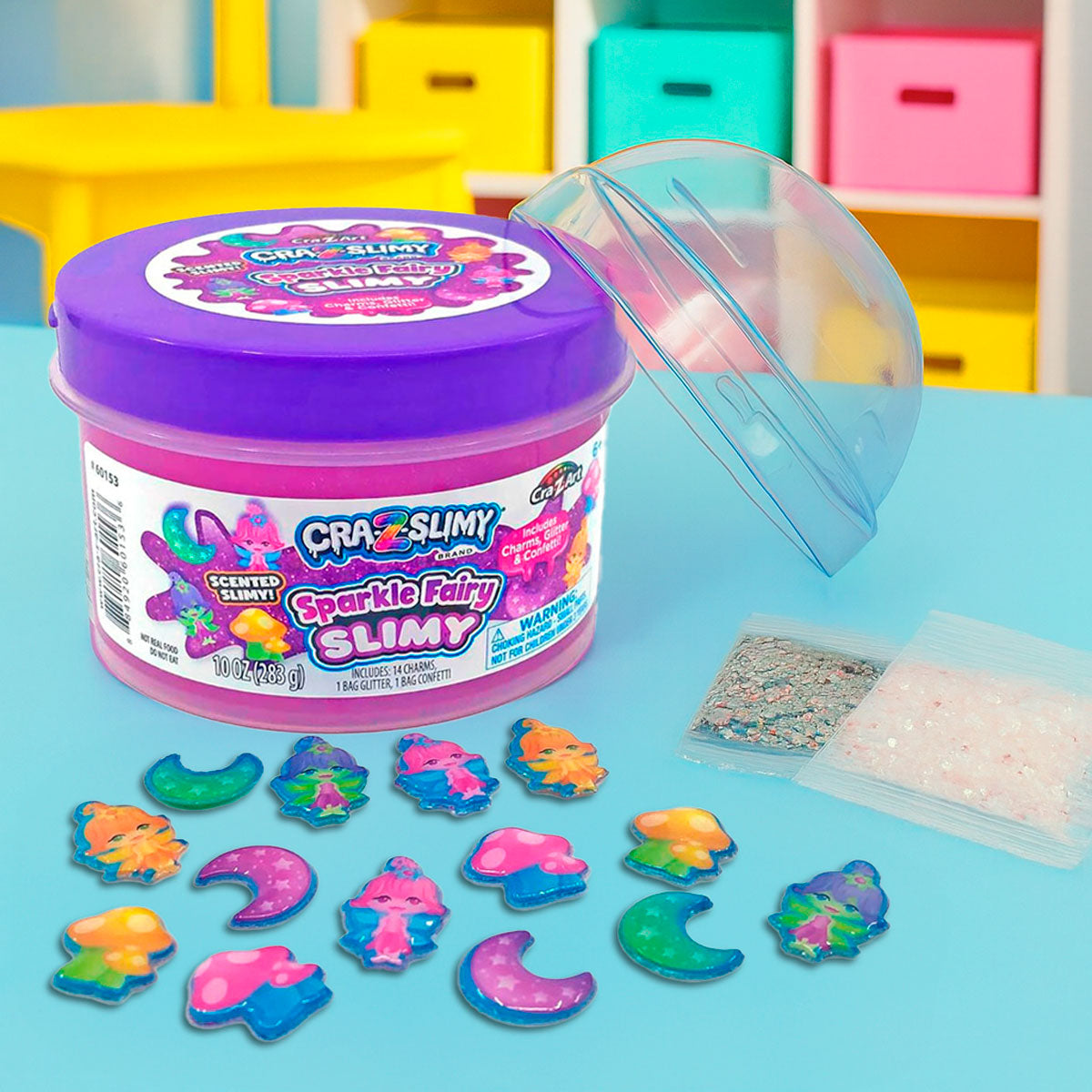 Kit de Slime, Aroma Algodón de Azúcar, CRA-Z-Slimy