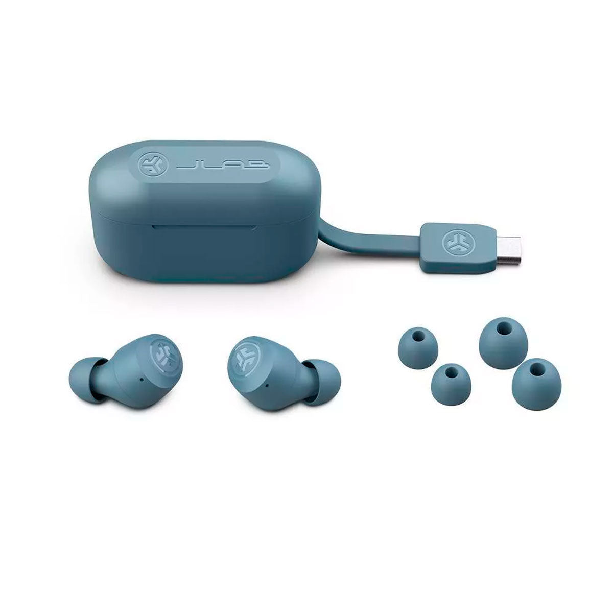 Auriculares Bluetooth True Wireless, Color Gris, JLab Go Air Pop (Reacondicionado)
