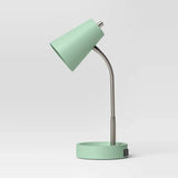 Lámpara de Mesa de Trabajo LED, Room Essentials, Color Verde