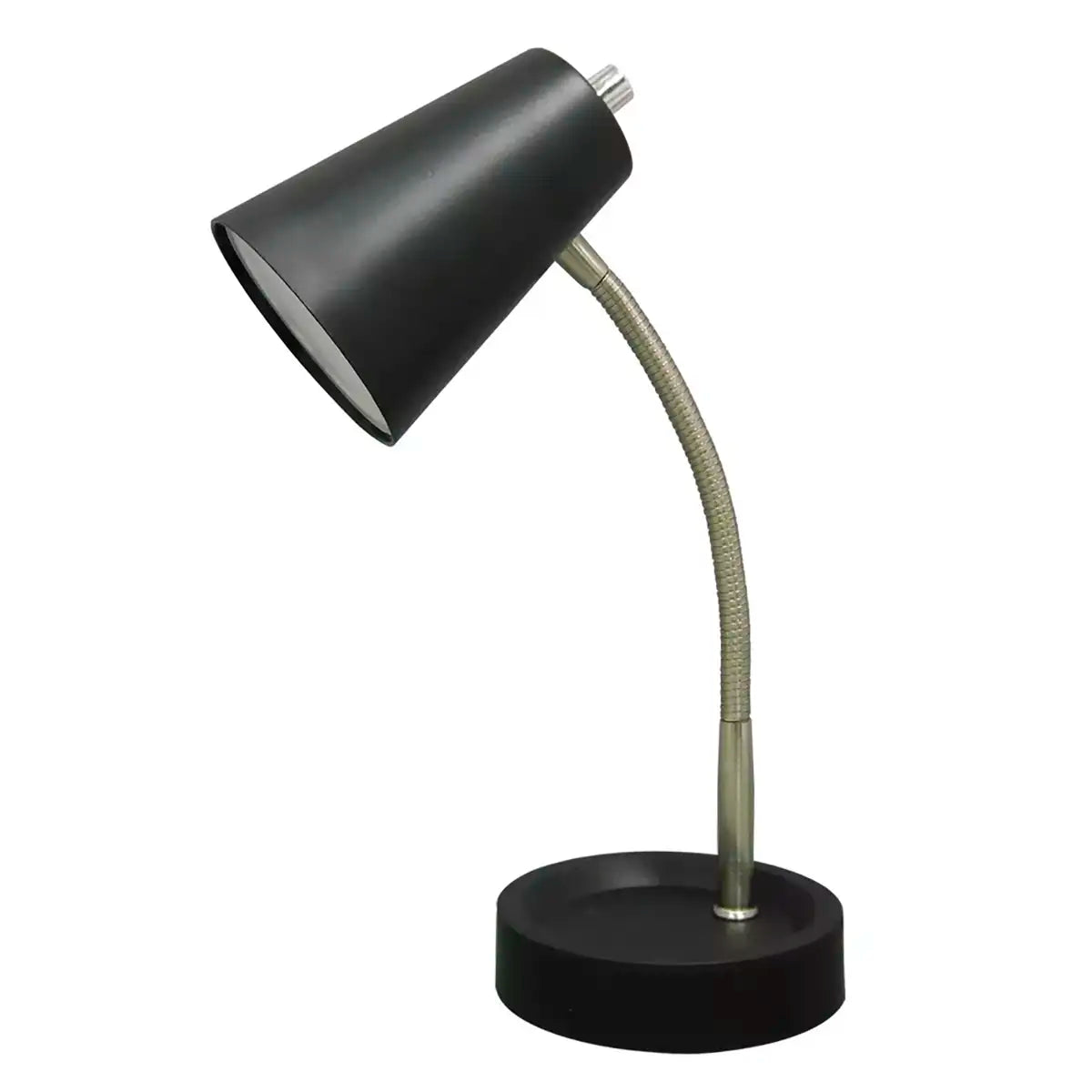 Lámpara de Mesa de Trabajo LED, Room Essentials, Color Negro