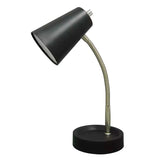 Lámpara de Mesa de Trabajo LED, Room Essentials, Color Negro