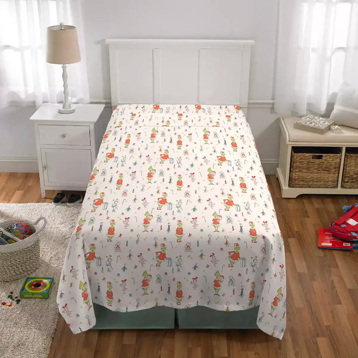 Juego de Sábanas Navideñas, The Grinch, Individual
