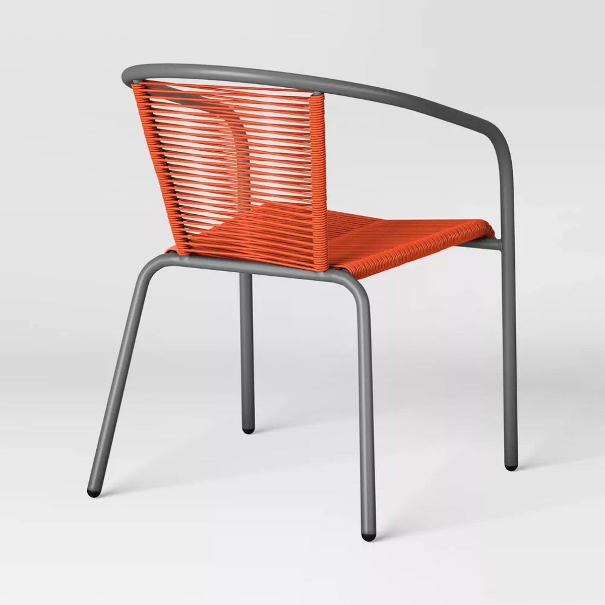 Silla de Patio Apilable, Color Rojo, Room Essentials