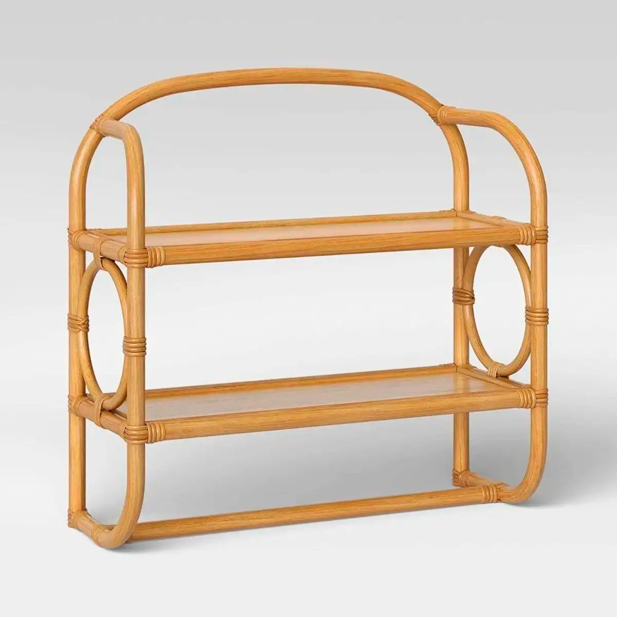 Estante de Pared para Baño de Ratán, Threshold