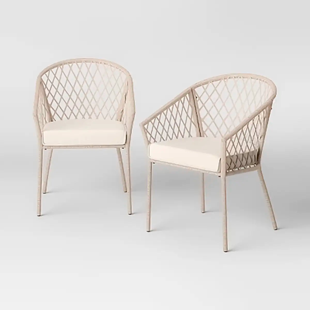 Set de Sillas de Comedor, Ratán, Color Beige, 2 pzas, Threshold
