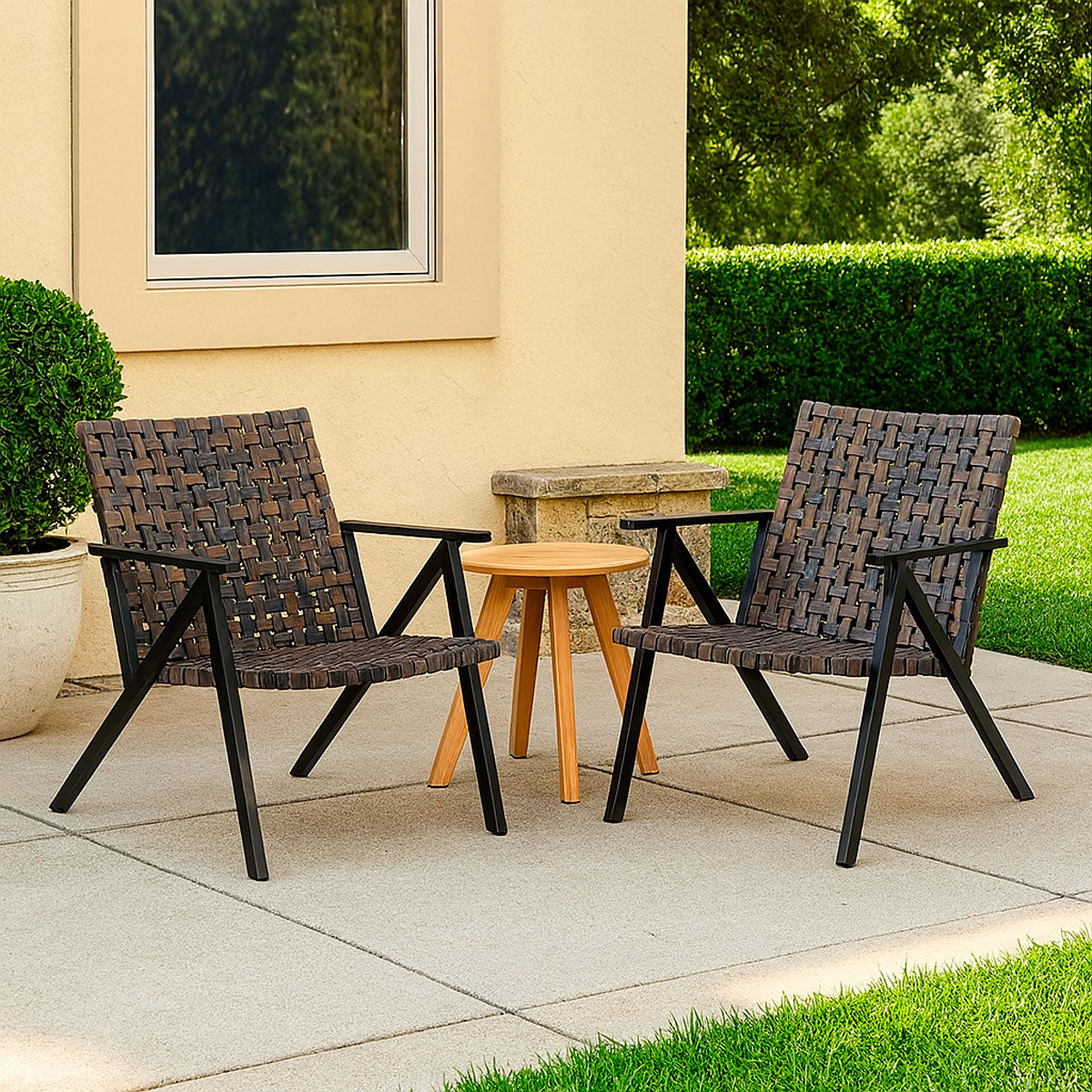 Set de 2 Sillas Club para Patio