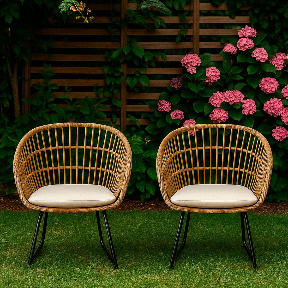 Set de Sillas de Comedor para Patio, 2 pzas, Threshold