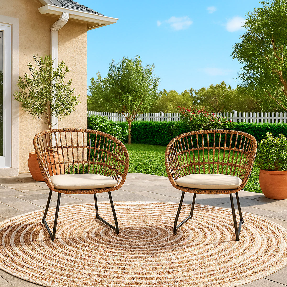 Set de 2 Sillas de Comedor para Patio, Opalhouse