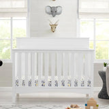 Cuna Convertible 6 en 1 Skylar, Delta Children, Color Blanco