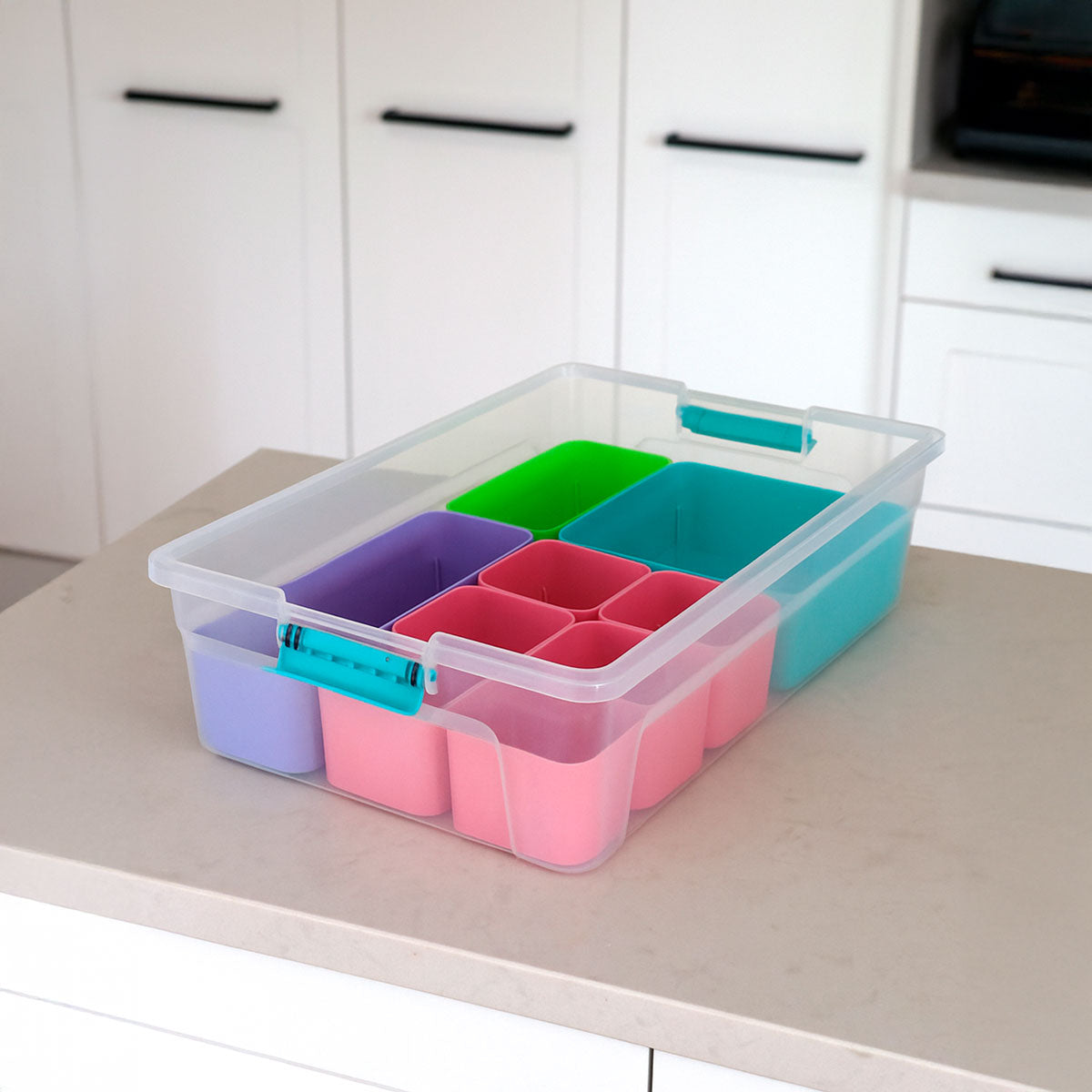 Caja De Almacenamiento Con Divisiones, 5.6 l