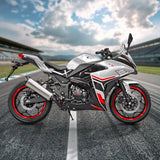 Motocicleta Kiwo KM 200 2025, Color Gris