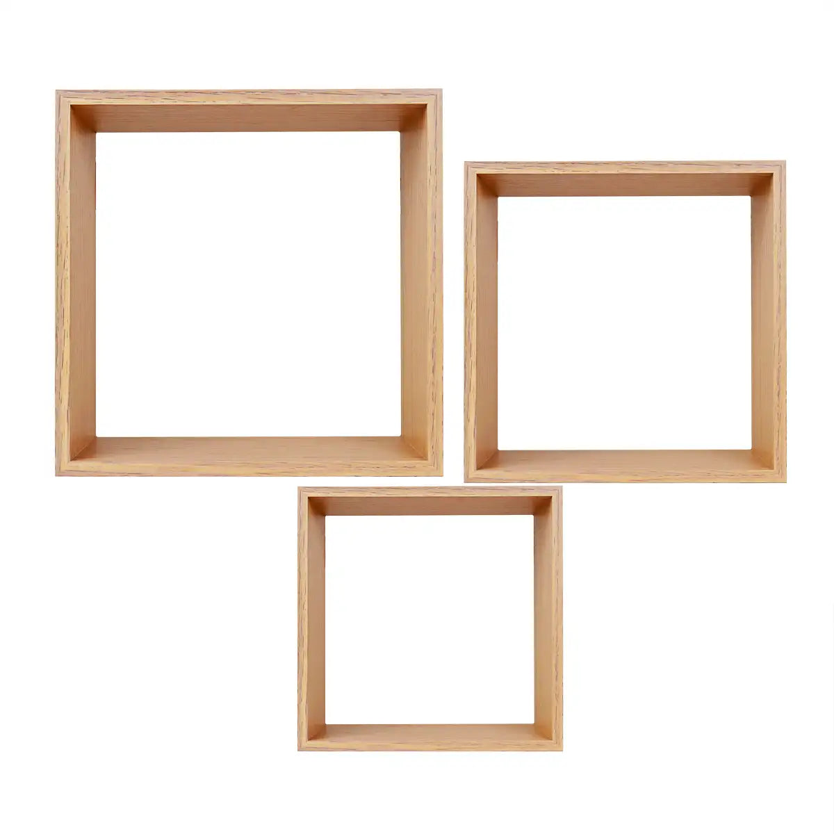 Set Repisas Cuadradas, 3 pzas