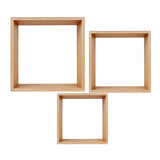 Set Repisas Cuadradas, 3 pzas