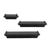 Repisa, 3 pzas, Color Negro