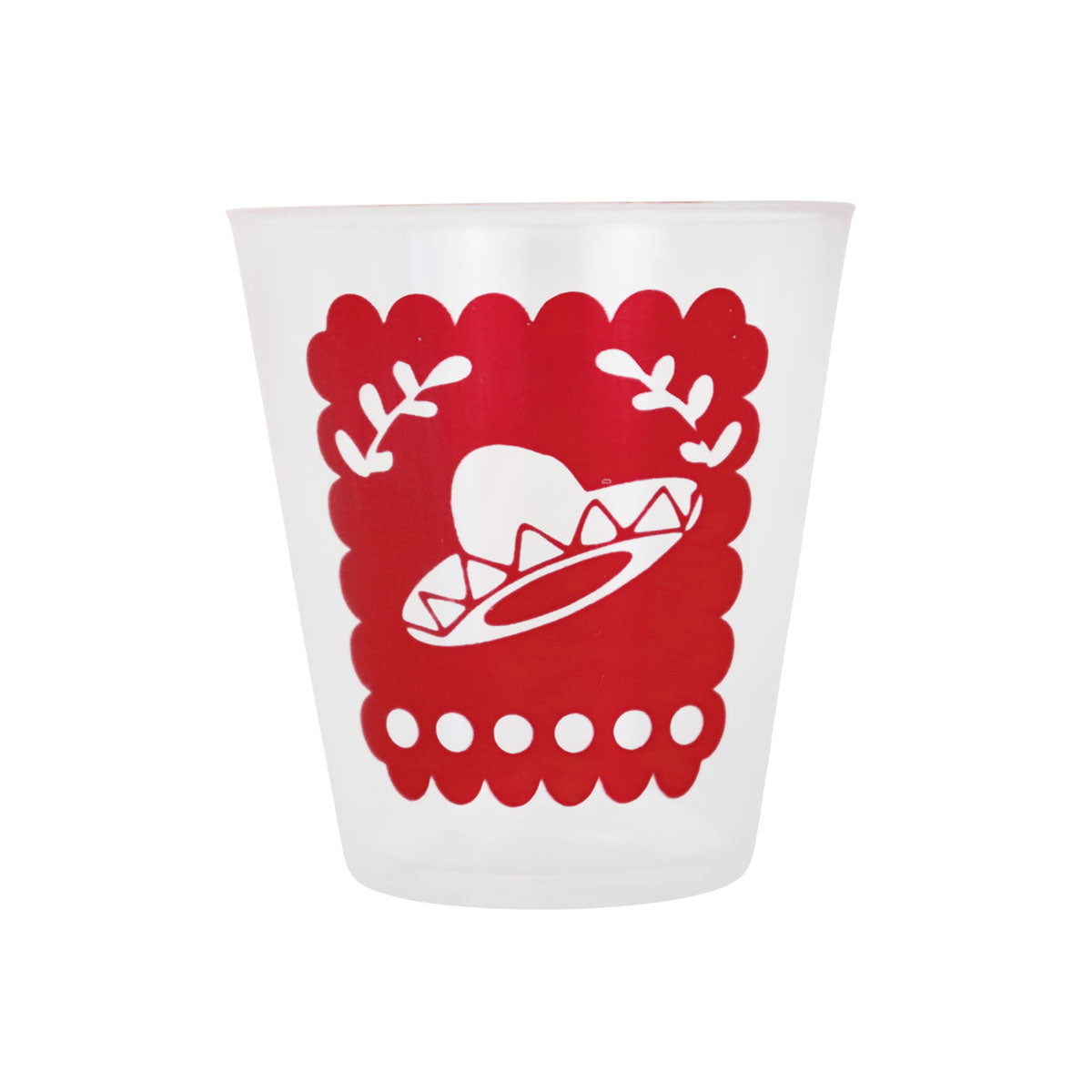 Vasos para Shots, Diseño Papel Picado, 4 pzas