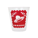 Vasos para Shots, Diseño Papel Picado, 4 pzas