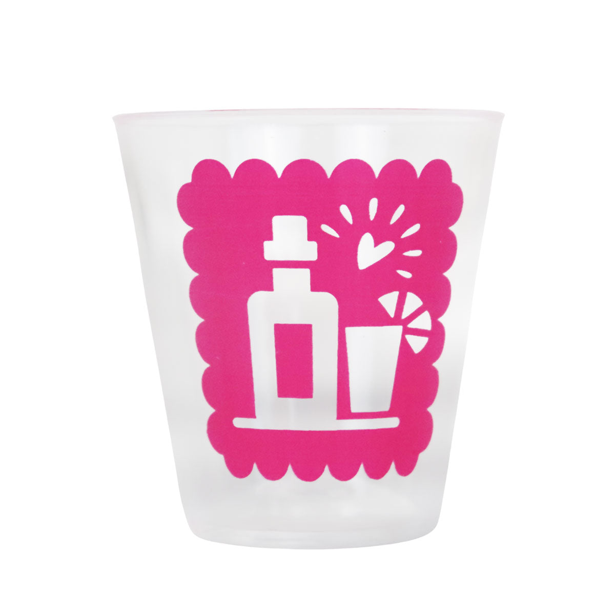 Vasos para Shots, Diseño Papel Picado, 4 pzas