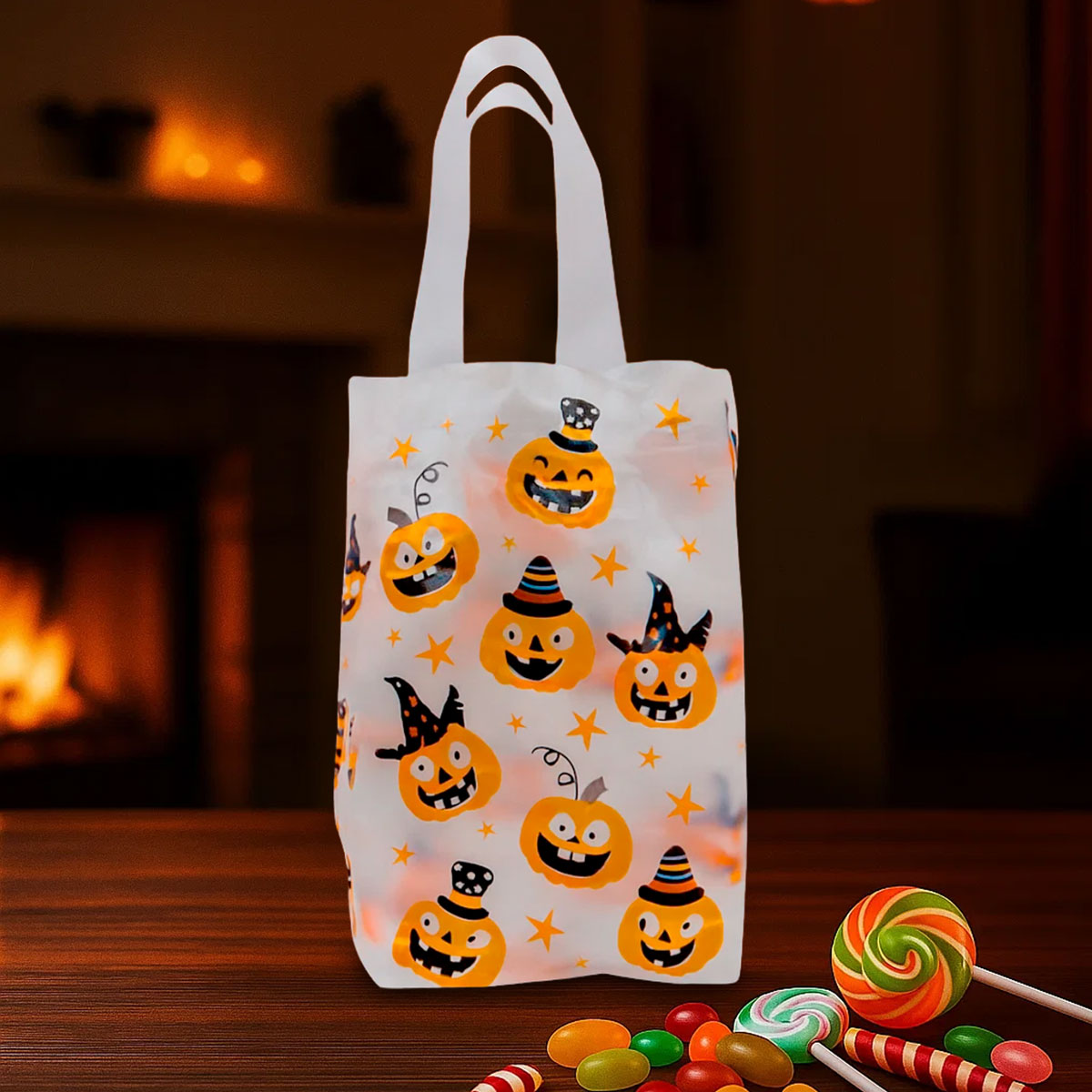 Calabaza, Bolsas de Dulces, 4 pzas
