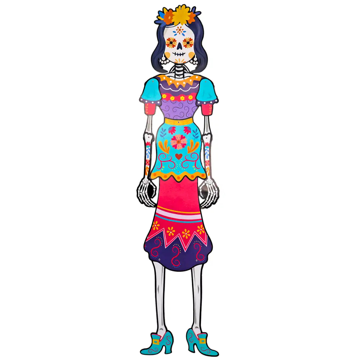 Catrina, Decoración Colgante de Papel