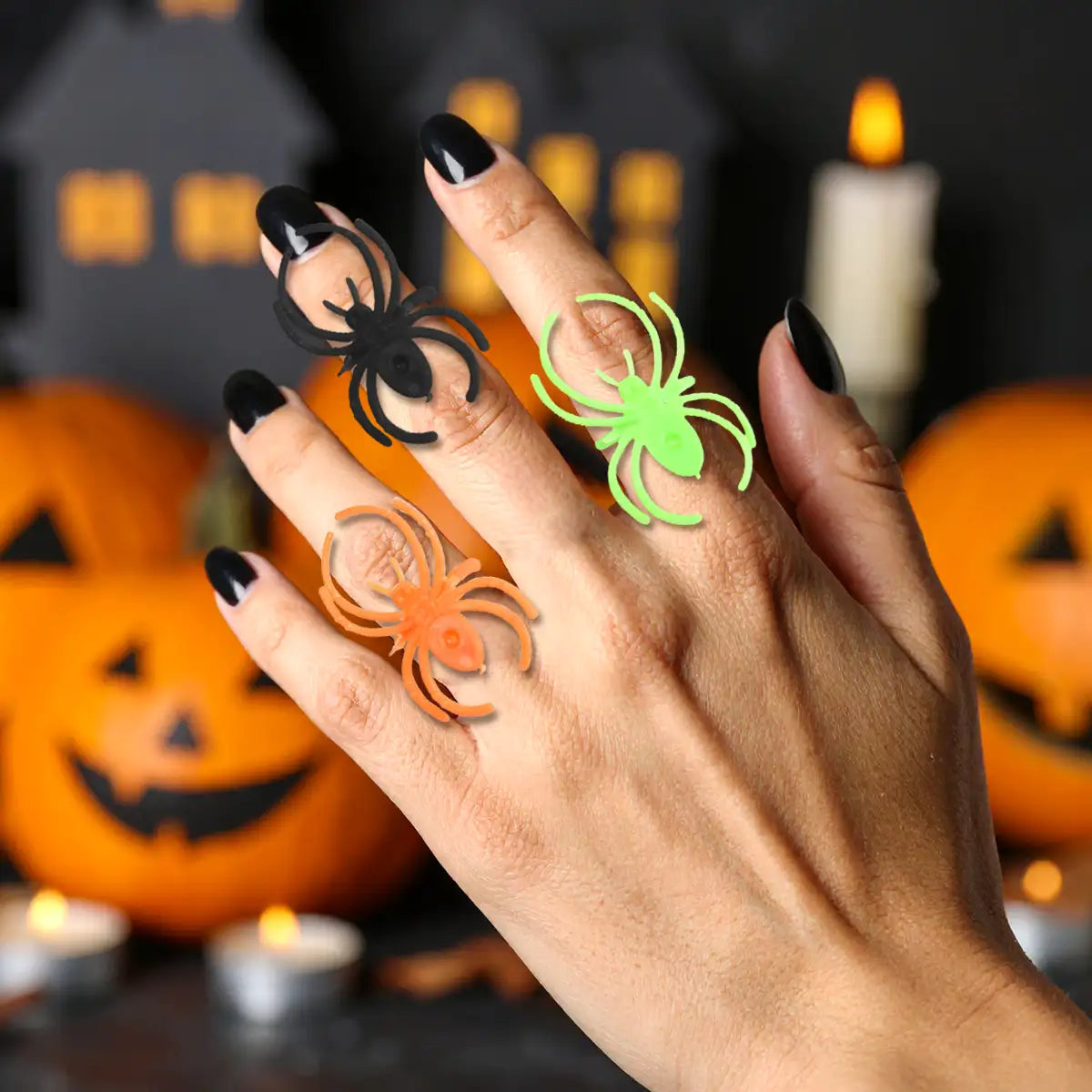 Anillos con Diseño de Araña, 50 pzas