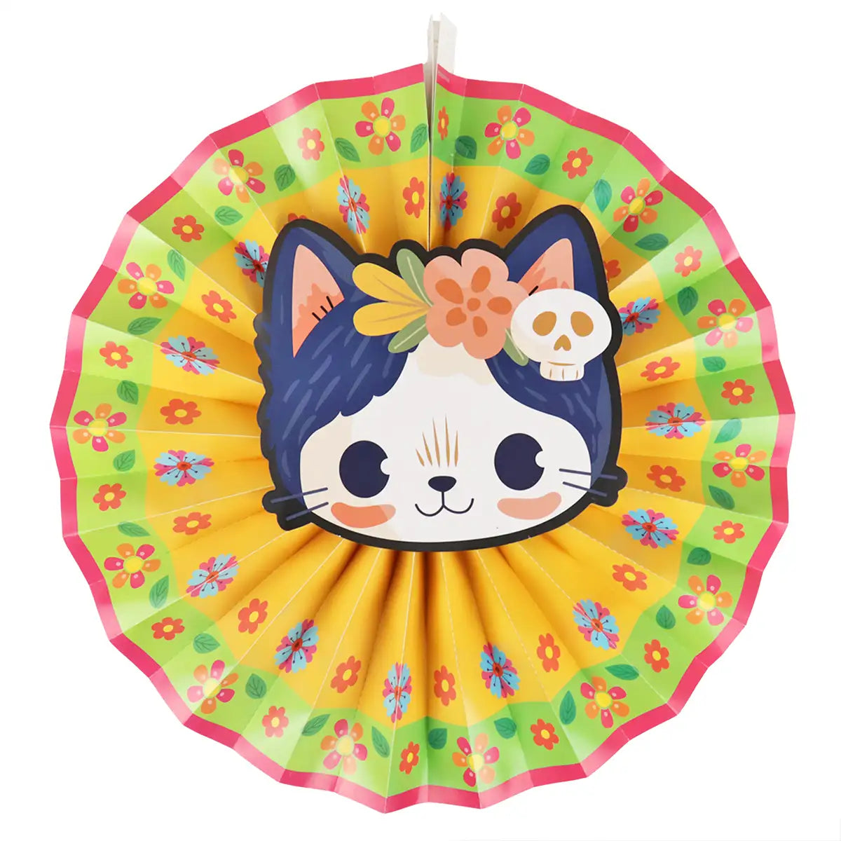 Gato, Decoración Colgante de Papel, Día de Muertos