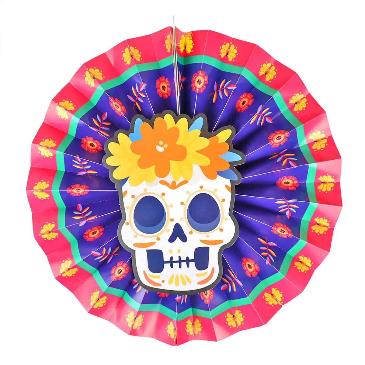 Catrín, Decoración Colgante de Papel, Día de Muertos