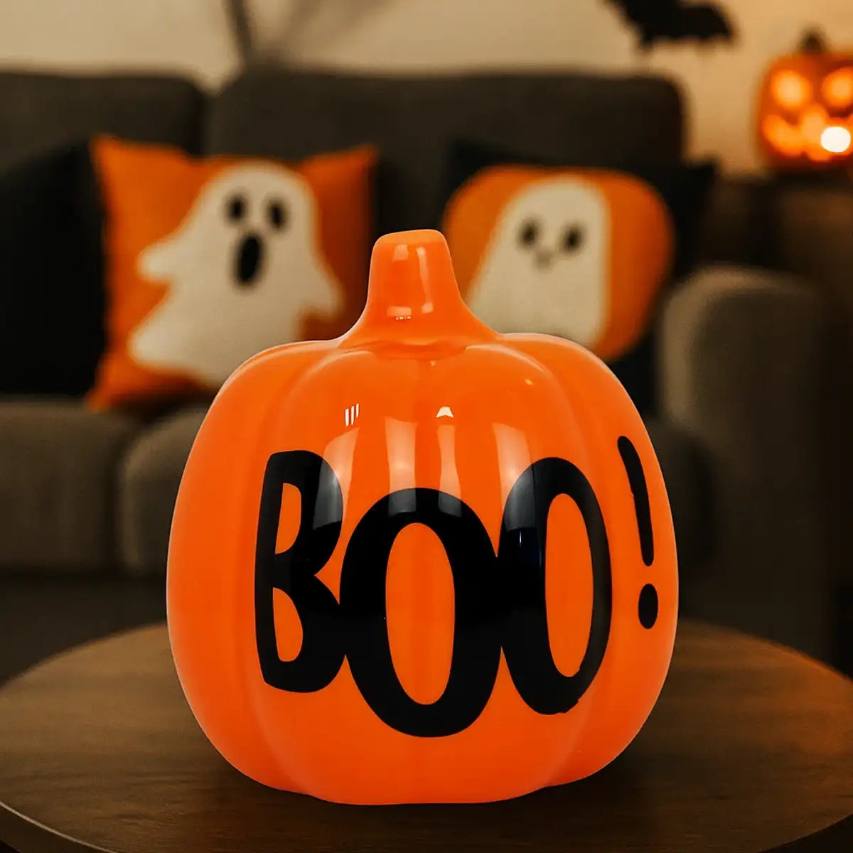 Boo!, Calabaza, Figura de Cerámica