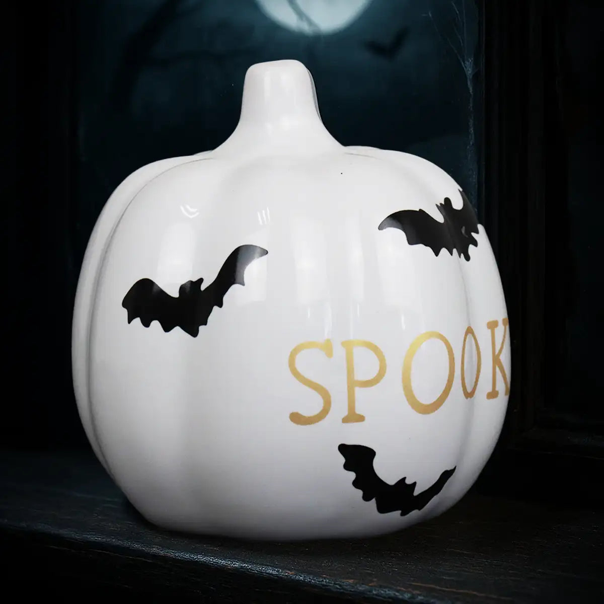 Spooky, Calabaza, Figura de Cerámica