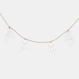 Manos de Esqueletos, Decoración Colgante, 4 pzas, Color Beige