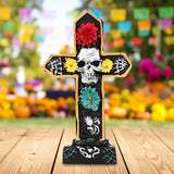 Cruz, Calavera, Decoración de Cerámica