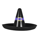 Botanero en Forma de Sombrero de Bruja, Halloween, Color Negro