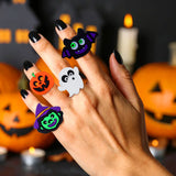 Anillos de Halloween, 4 pzas