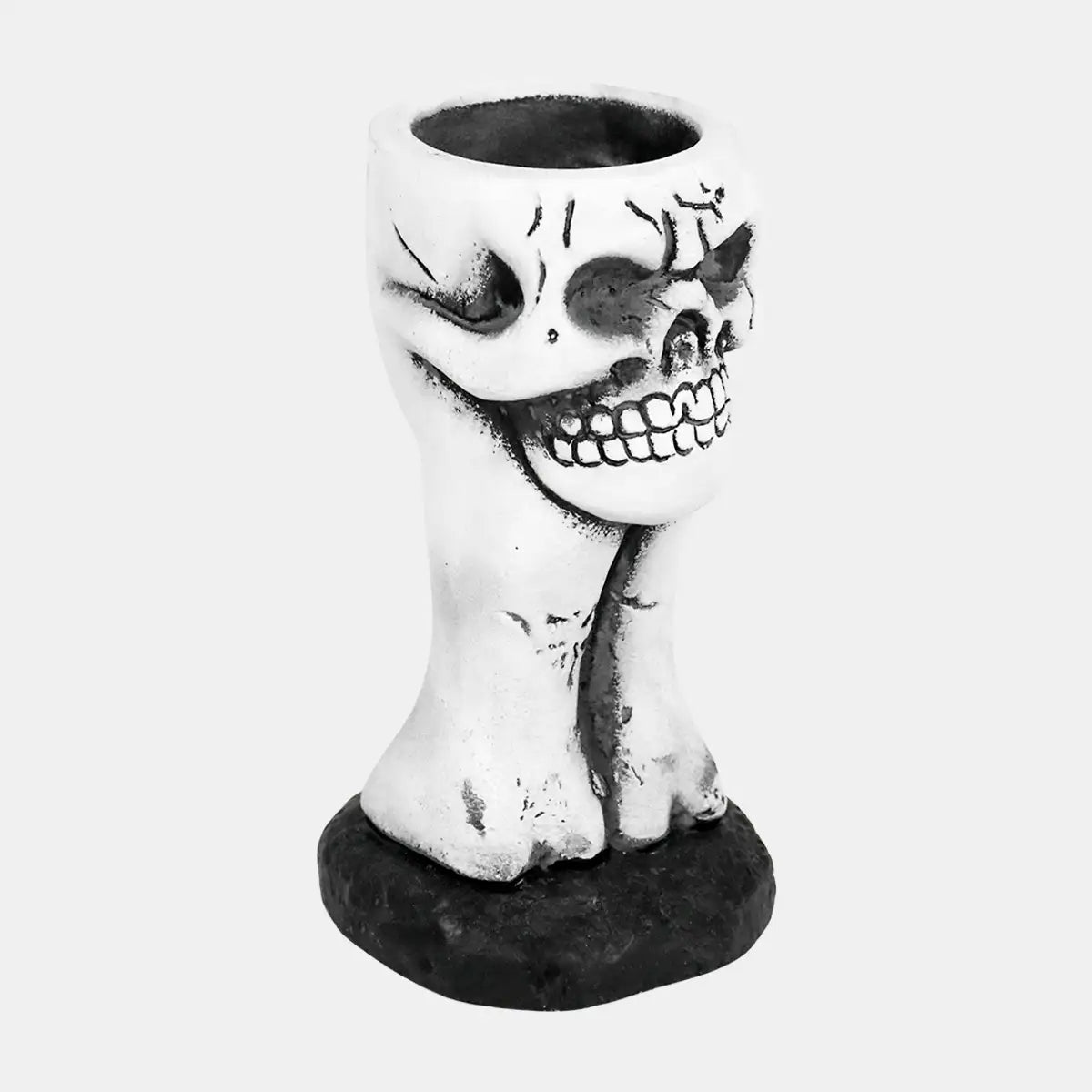 Calavera, Portavela, Color Blanco