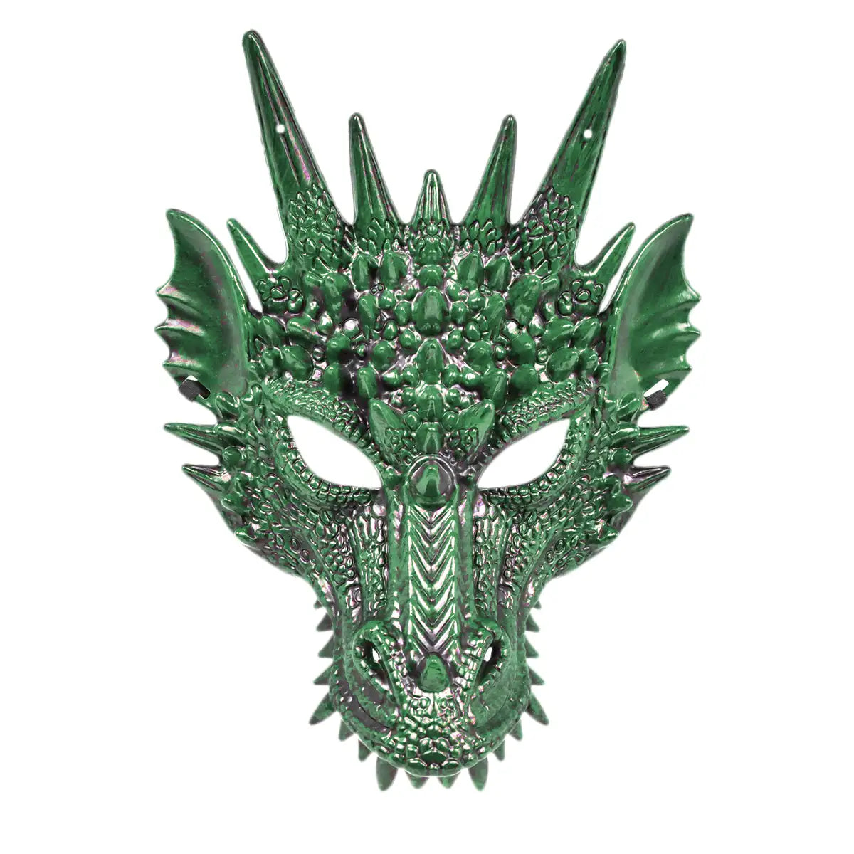 Máscara, Dragón, Color Verde, Disfraz de Halloween