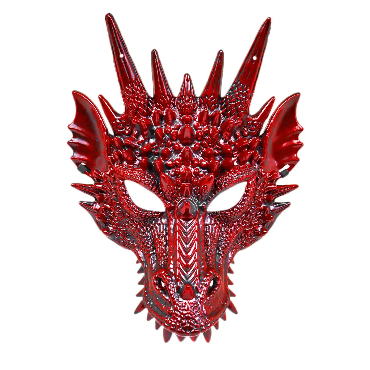 Máscara, Dragón, Color Rojo, Disfraz de Halloween