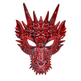 Máscara, Dragón, Color Rojo, Disfraz de Halloween