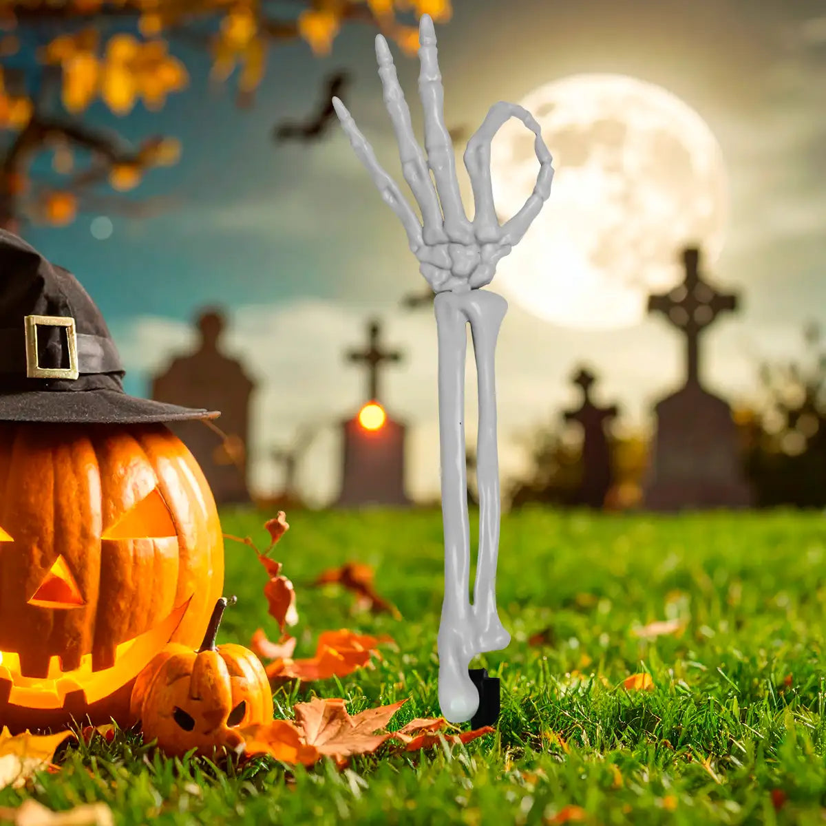 Mano, Esqueleto, Estaca Decorativa, Halloween