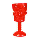 Copa en forma de Cráneo, Color Rojo