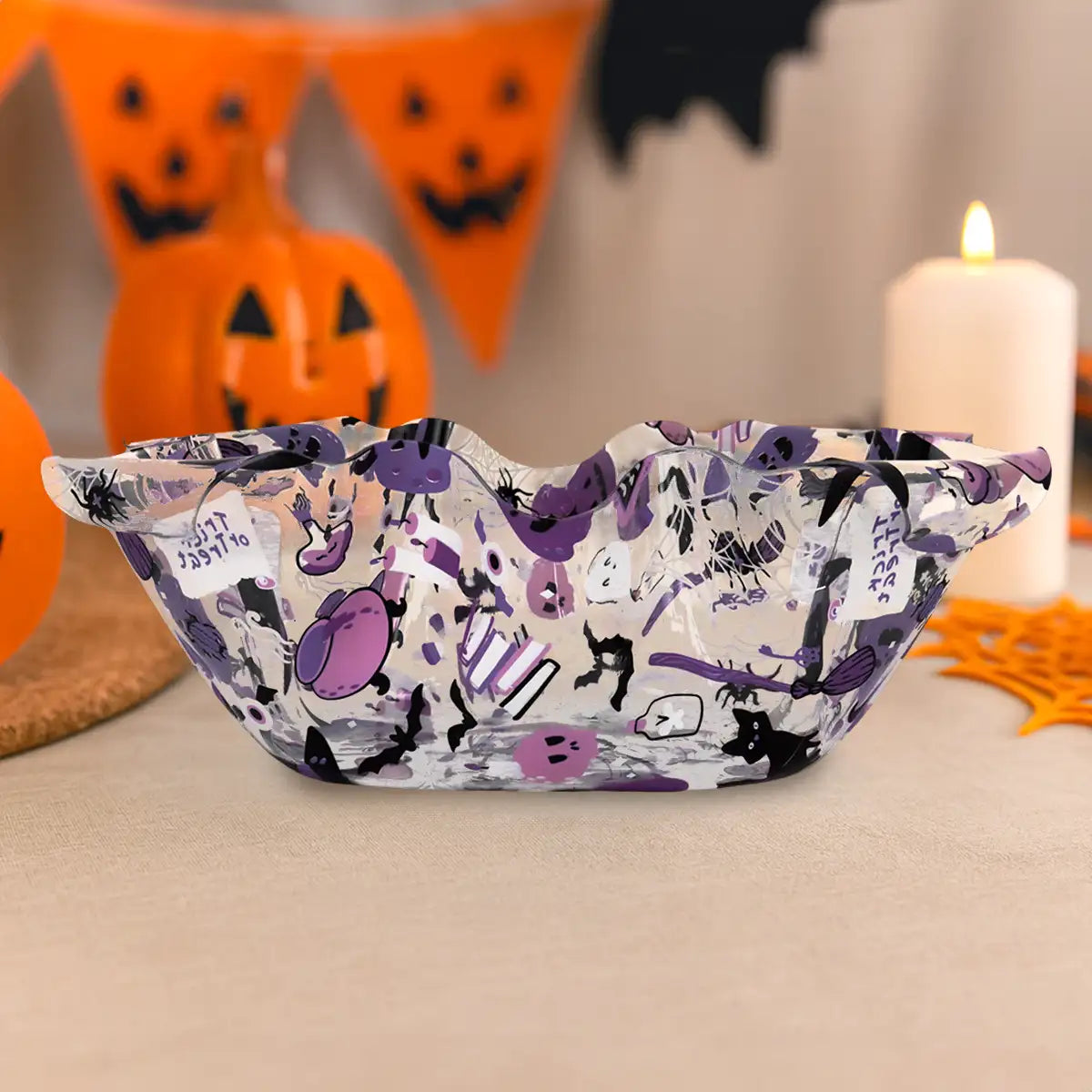 Bowl de Plástico, Diseño Halloween