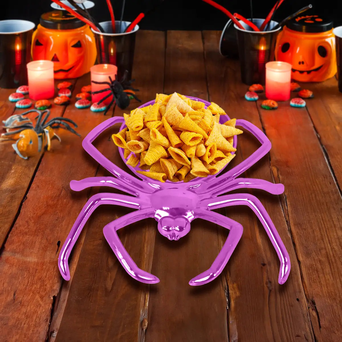 Araña, Bowl, Color Morado