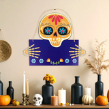 Calavera, Letrero de MDF, Colores