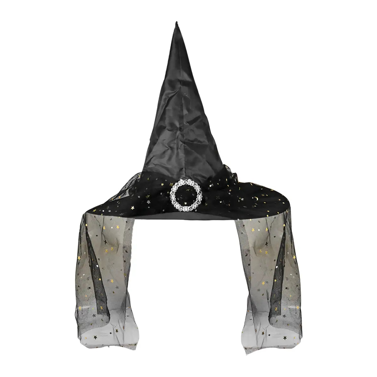 Sombrero con Velo, Disfraz, Color Negro