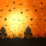 Mantel, Plástico, Color Naranja, Halloween