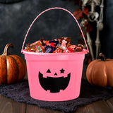 Cubeta de Plástico para Dulces, Color Rosa
