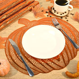 Calabaza, Mantel Individual, Color Naranja