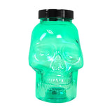Calavera, Vaso de Plástico con Luz, Color Verde